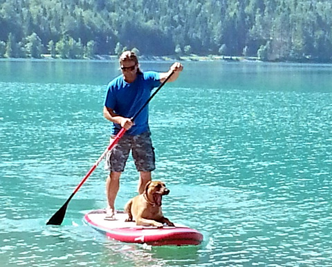 SUP auf dem Walchensee